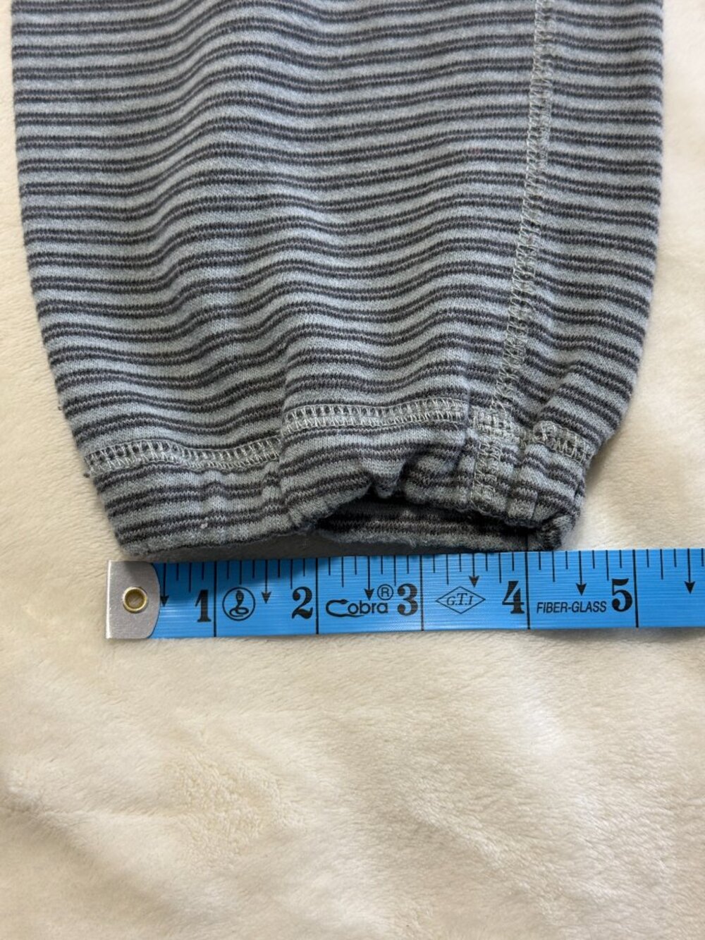 Abercrombie & Fitch Gray Striped Lounge Jogger Pants Women's Small - Picture 11 of 11